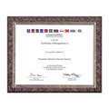 Recycled Biocomposite Slide-In Certificate Plaque